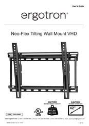 Ergotron Neo-Flex OM1100601 Instructions De Montage