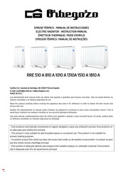 Orbegozo RRE 1310 A Mode D'emploi