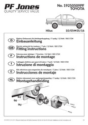 PF Jones 19250509PF Instructions De Montage