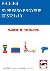 Philips EP5331/10 Mode D'emploi