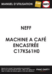 NEFF C1KS61H0 Série Mode D'emploi