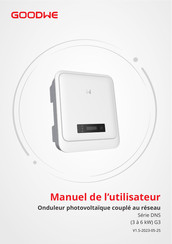 Goodwe DNS G3 Serie Manuel De L'utilisateur