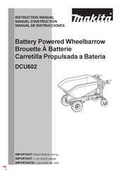 Makita DCU602 Manuel D'instructions