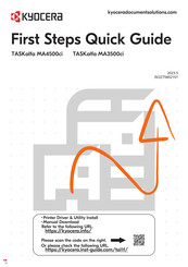 Kyocera TASKalfa MA3500ci Guide Rapide