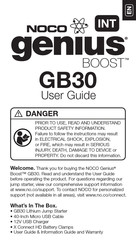 Noco Genius Boost GB30 Guide De L'utilisateur