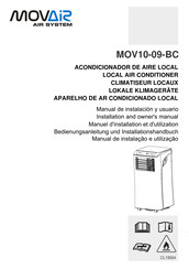 Movair MOV10-09-BC Manuel D'installation Et D'utilisation