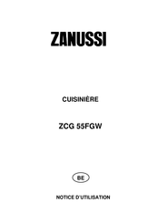 Zanussi ZCG 55FGW Notice D'utilisation