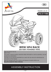 Aosom BMW HP4 RACE Instructions De Montage