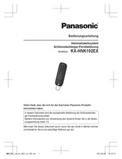 Panasonic KX-HNK102EX Manuel D'utilisation