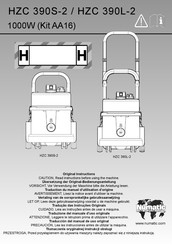 Numatic HZC 390S-2 Traduction Du Manuel D'utilisation D'origine