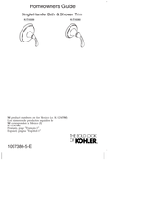 Kohler K-T10360 Guide Du Propriétaire