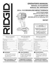 RIDGID R87207 Manuel D'utilisation