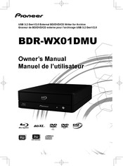 Pioneer BDR-WX01DMU Manuel De L'utilisateur