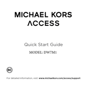 Michael Kors ACCESS DW7M1 Guide De Démarrage Rapide