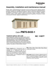 Lemeks Palmako PM70-8432-1 Assemblage, Manuel De Montage Et D'entretien