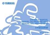 Yamaha YFM35R-W Manuel Du Propriétaire