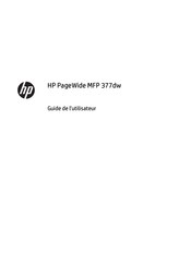 HP PageWide MFP 377dw Guide De L'utilisateur