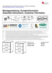 Rauch M2599 Instructions De Montage