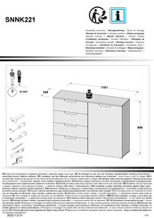 Forte Sienna SNNK221 Instructions De Montage