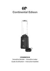 CONTINENTAL EDISON CESMBBF01W Guide D'utilisation