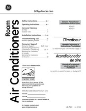 GE Appliances AEH12 Serie Manuel D'utilisation Et Instructions D'installation