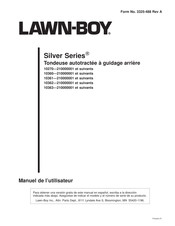 Lawn-Boy Silver 10363 Manuel De L'utilisateur