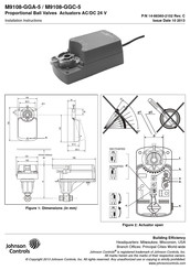 Johnson Controls M9108-GGA-5 Instructions D'installation