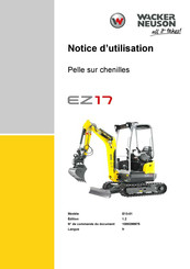 Wacker Neuson E13-01 Notice D'utilisation