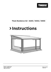 Thule Residence G2 - 6900 Manuel D'instructions