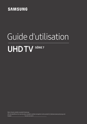 Samsung UA43NU7100 Guide D'utilisation