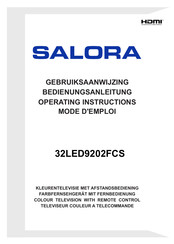 Salora 32LED9202FCS Mode D'emploi