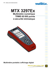 Metrix MTX 3297Ex Notice De Fonctionnement