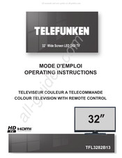 Telefunken TFL3282B13 Mode D'emploi