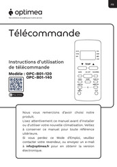 Optimea OPC-B01-140 Instructions D'utilisation