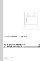 Amica EBX 9A44 500 E Notice D'utilisation