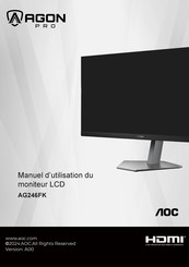 AOC AGON PRO AG246FK Manuel D'utilisation