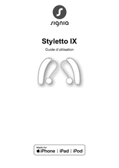 signia Styletto IX Guide D'utilisation