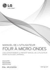 LG MS2337PR Manuel De L'utilisateur