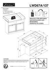 finori LWD67A/137 Mode D'emploi