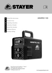 stayer MINIPRO 100 Instructions D'emploi