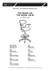 hjh OFFICE TOP WORK 108 760008 Instructions De Montage