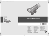 Bosch GWS 10,8-76 V-EC Professional Notice Originale