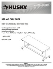 Husky HOLT72XDB11CA Guide D'utilisation Et D'entretien