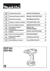 Makita DDF453SYE Manuel D'instructions