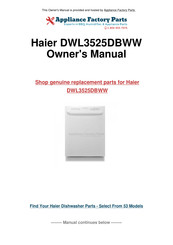 Haier DW-7777-01 Installation