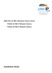 Axis P3225-LV Guide D'installation