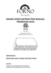 Forno FRHRE5346-36 Manuel D'instructions