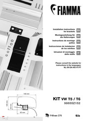 Fiamma 98655Z152 Instructions De Montage