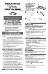 Black & Decker Scum Buster SB450T Manuel D'instructions