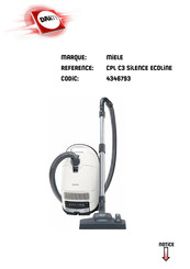 Miele CPL C3 SILENCE ECOLINE Mode D'emploi